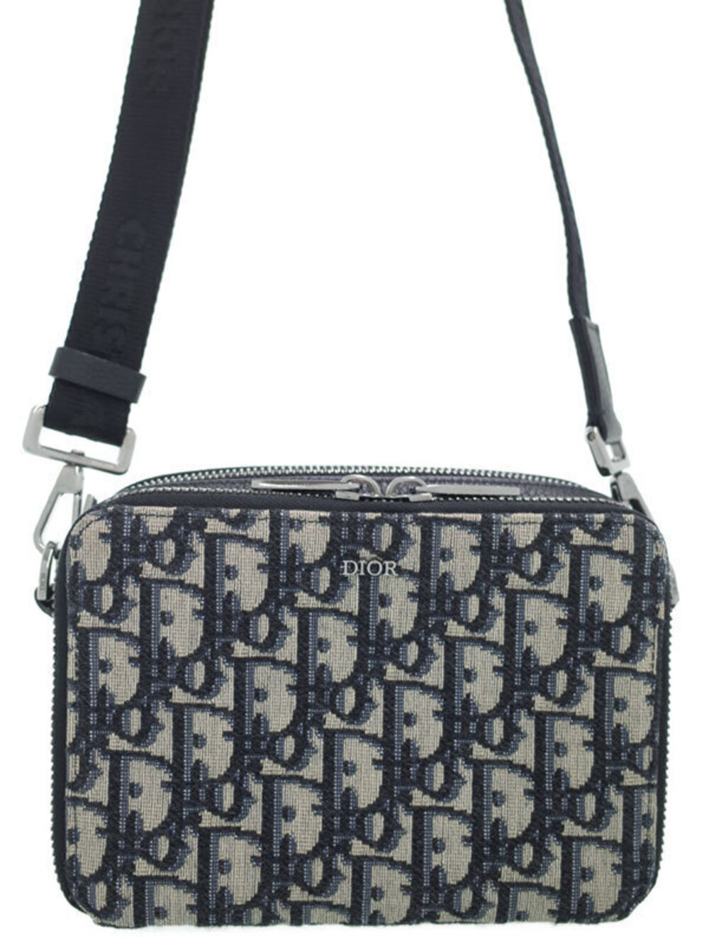 Christian Dior Oblique Pouch Clutch Shoulder Bag